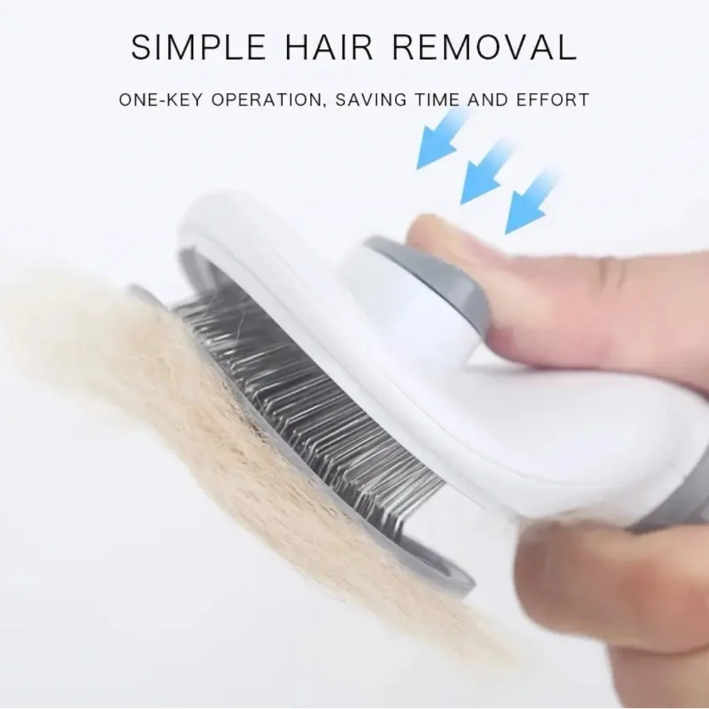 Dog and Cat Grooming Brush in Gray New in Packaging